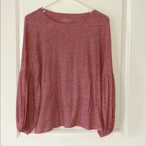 Bubble sleeve top